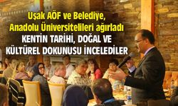 Uşak AÖF ve Belediye, Anadolu Üniversitelileri ağırladı