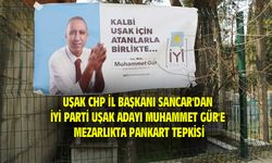 Nadi Sancar'dan İYİ Parti Uşak Belediye Başkan adayı Gür'e mezarlık tepkisi
