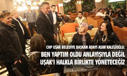 Asım Kalelioğlu: Uşak'ı halkımızla yöneteceğiz