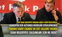 Asım Kalelioğlu, Uşakspor için Altınordu modelini uygulayacak