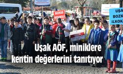 Uşak AÖF, miniklere kentin değerlerini tanıtıyor