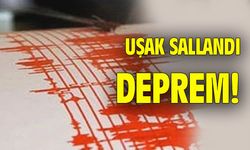 Uşak, Denizli Acıpayam'da meydana gelen 5,5 şiddetindeki depremin etkisiyle sallandı