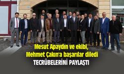 Mesut Apaydın ve ekibi, Mehmet Çakın'a başarılar diledi