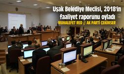 Uşak Belediye Meclisi, 2018'in faaliyet raporunu oyladı