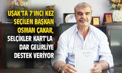 Osman Çakar, Selçikler Kart uygulaması ile dar gelirliye destek verdi