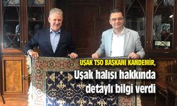 Uşak halısı hakkında detaylı bilgi verdi