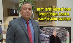 Cengiz Doğan, Uşak'ın esnaf arşivini hazırlıyor