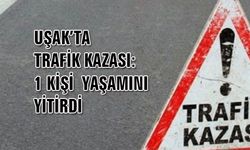 Uşak'taki trafik kazasında motosiklet sürücüsü Akın Çakır, hayatını kaybetti