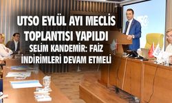 UTSO Eylül ayı meclis toplantısı yapıldı