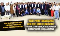 Mehmet Çakın: Kent parkı tamamlamak hem zor, hem maliyetli