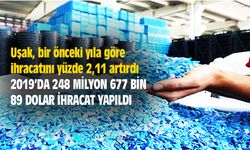 Uşak, bir önceki yıla göre ihracatını yüzde 2,11 artırdı