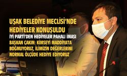 Uşak Belediyesi'ndeki hediyeler mecliste konuşuldu