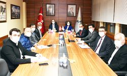 Uşak'ta doğalgaz patlamaları üzerine toplantı yapıldı