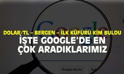 Google'de dolar/TL kuruna çok bakıyoruz, Bergen'i merak ediyor ve hala ilk küfürü kimin bulduğunu soruyoruz