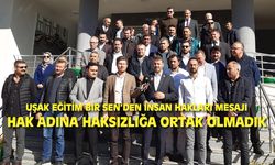 Hak adına haksızlığa ortak olmadık