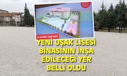 İşte Uşak Lisesi'nin yeni inşa edileceği bölge...