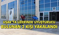 Uşak'ta üzerinde uyuşturucu bulunan 2 kişi tutuklandı