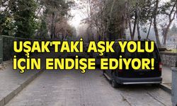 Uşak'taki aşk yolu için endişeliler!