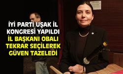 İYİ Parti Uşak İl Başkanı Ayşegül Obalı, tekrar seçilerek güven tazeledi