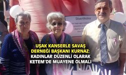 Uşak Kanserle Savaş Derneği, kansere yönelik farkındalık çalışması yapıyor