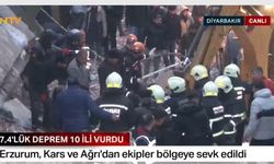 Kahramanmaraş'ta 7,4 büyüklüğünde deprem