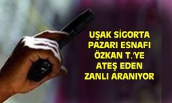 Uşak Sigorta Pazarı'nda Özkan T.'yi öldürmek için ateş eden zanlı aranıyor