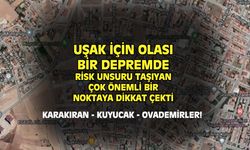 Uşak'ta binalar sağlam olmayan Karakıran ve Kuyucak gibi bölgelerde yoğunlaştı