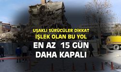 Uşak'ta işlek olan bu yol, en az 15 gün kapalı!