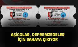 Uşakspor depremzedeler için sahaya çıkıyor