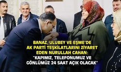 Nurullah Cahan, Zafer Arpacı, Veli Koçlu ve AK Parti'nin ilçe teşkilatlarıyla buluştu