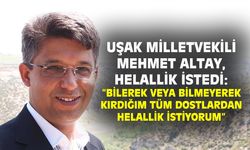 Tekrar aday olmayan Mehmet Altay, helallik istedi