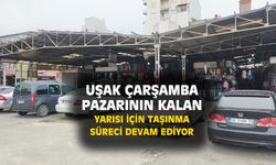 Uşak Çarşamba pazarının kalan yarısı da taşınacak