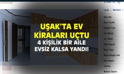 Uşak'ta ev kiraları uçtu!