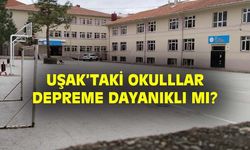 Uşak’taki okulların depreme dayanıklı olup olmadığı ölçülüyor