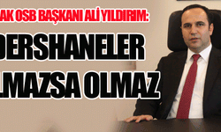 Ali Yıldırım: Dershaneleri kapatmayın
