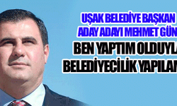 Belediyecilik ben yaptım oldu değildir