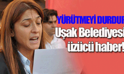 Uşak Belediyesine üzücü haber