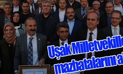 Uşak Milletvekilleri, mazbatalarını aldı