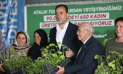 Silivri Sayalar'daki kadınlara 90 bin fide desteği