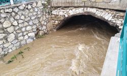 Uşak’ın Dokuzsele deresinde taşma riski