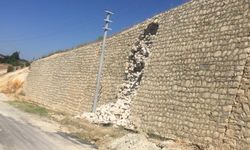 Uşak Çevre yolundaki çöken bölge güçlendirilip düzeltilecek