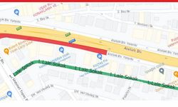 Uşak Otogar kavşaktaki bu yollar araç trafiğine kapalı