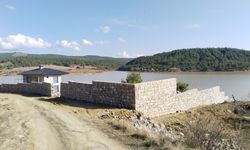 Göğem göleti kenarındaki müştemilat inşaatı, villa kıvamına geldi