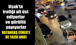 Uşak'ta trafiği mahvedenler ve gürültü kirliliği yapanlar!