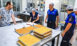 Uşak'ta baklava ve tatlı üreten firmalara sıkı denetim