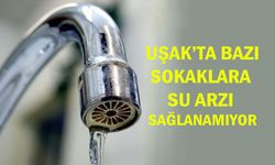 Uşak'ta su kesintileri devam ediyor! Basınç nedeniyle bazı sokaklara su verilemiyor!