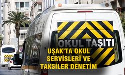 Uşak'ta 730 okul servisini incelediler! Bazılarına ceza yazıldı!