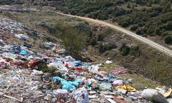 Uşak'ın çevre yolu ve Akse Çamlığı çöplük gibi! Saman alevi gibi yanacak atıklar ormana atıldı!