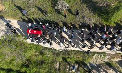 Şırnak Cizre'de şehit düşen Zeki Bacak, Uşak Çukurağıl'da toprağa verildi