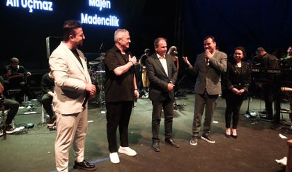 Uşak'ın Ulubey ilçesinde çifte konserle Kanyon Festivali'nin kapanışı gerçekleşti